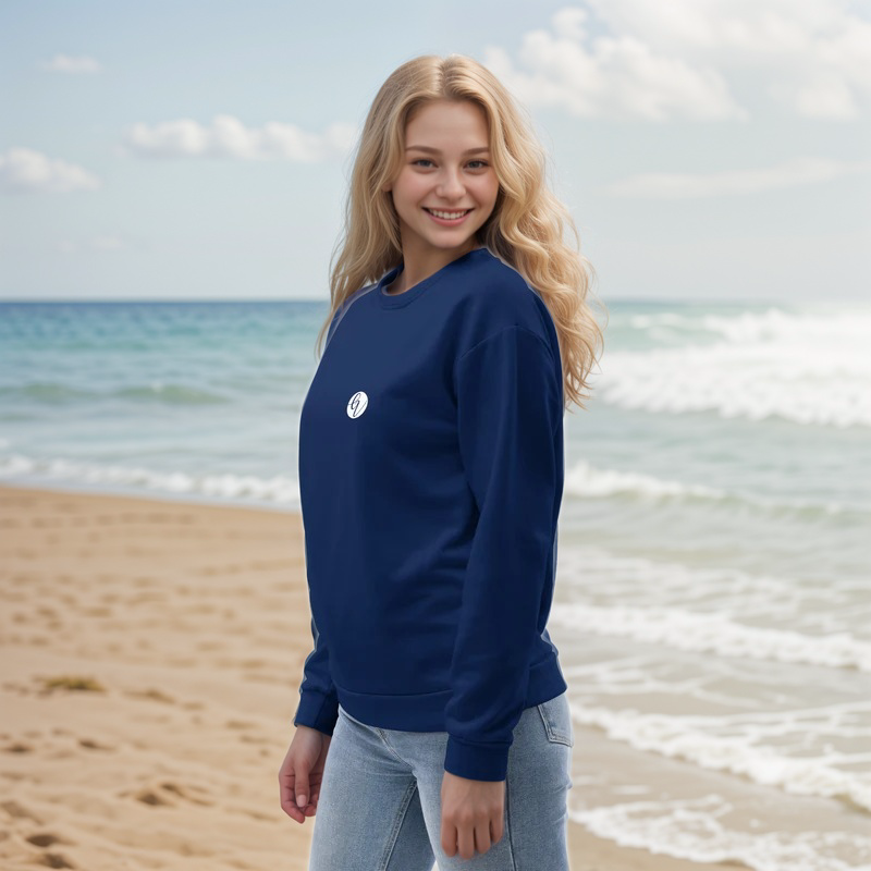 Blue Dark Colored Sweatshirt