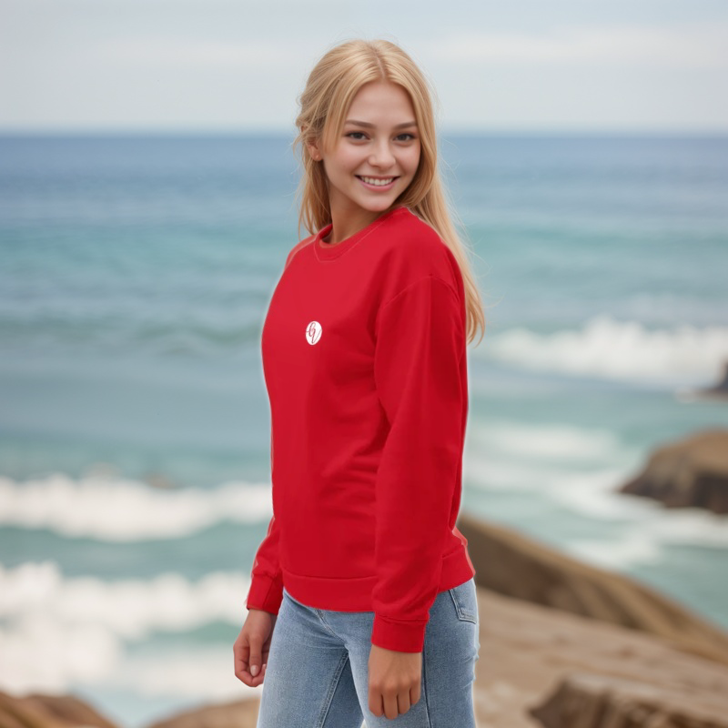 Red Coloured Sweatshirt