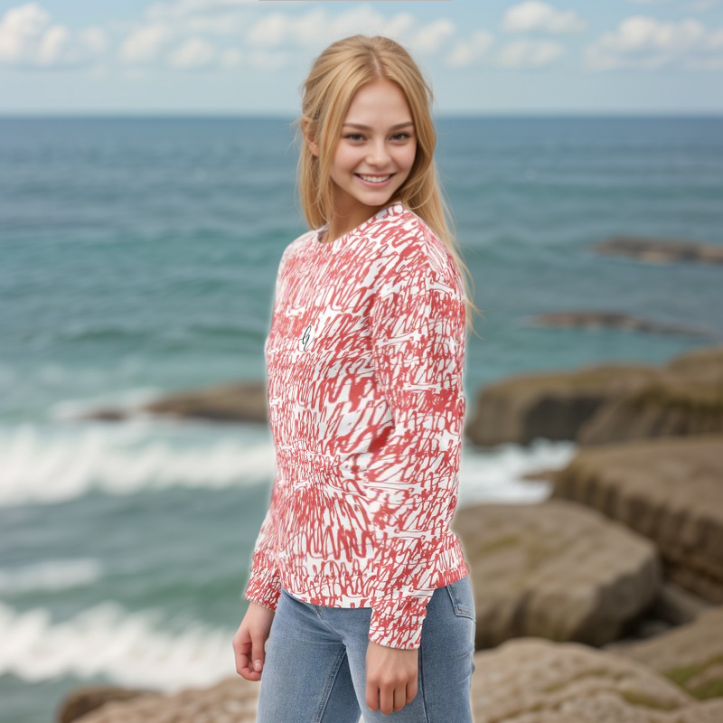 Red White Vintage Sweatshirt