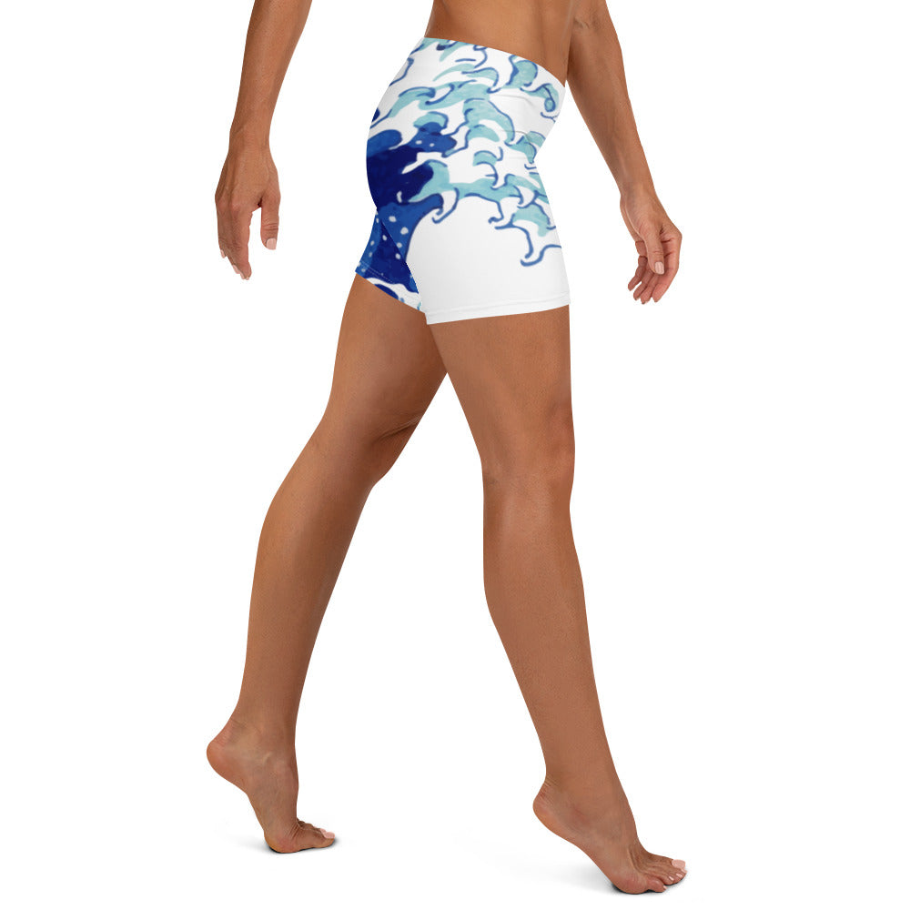 Wave Patterned Shorts