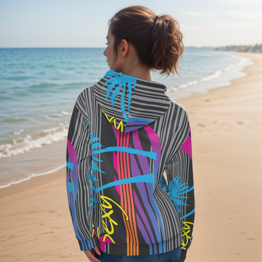 Multi Colour Lined Hoodie