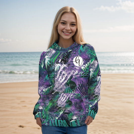 Multicolored Crossover Hoodie