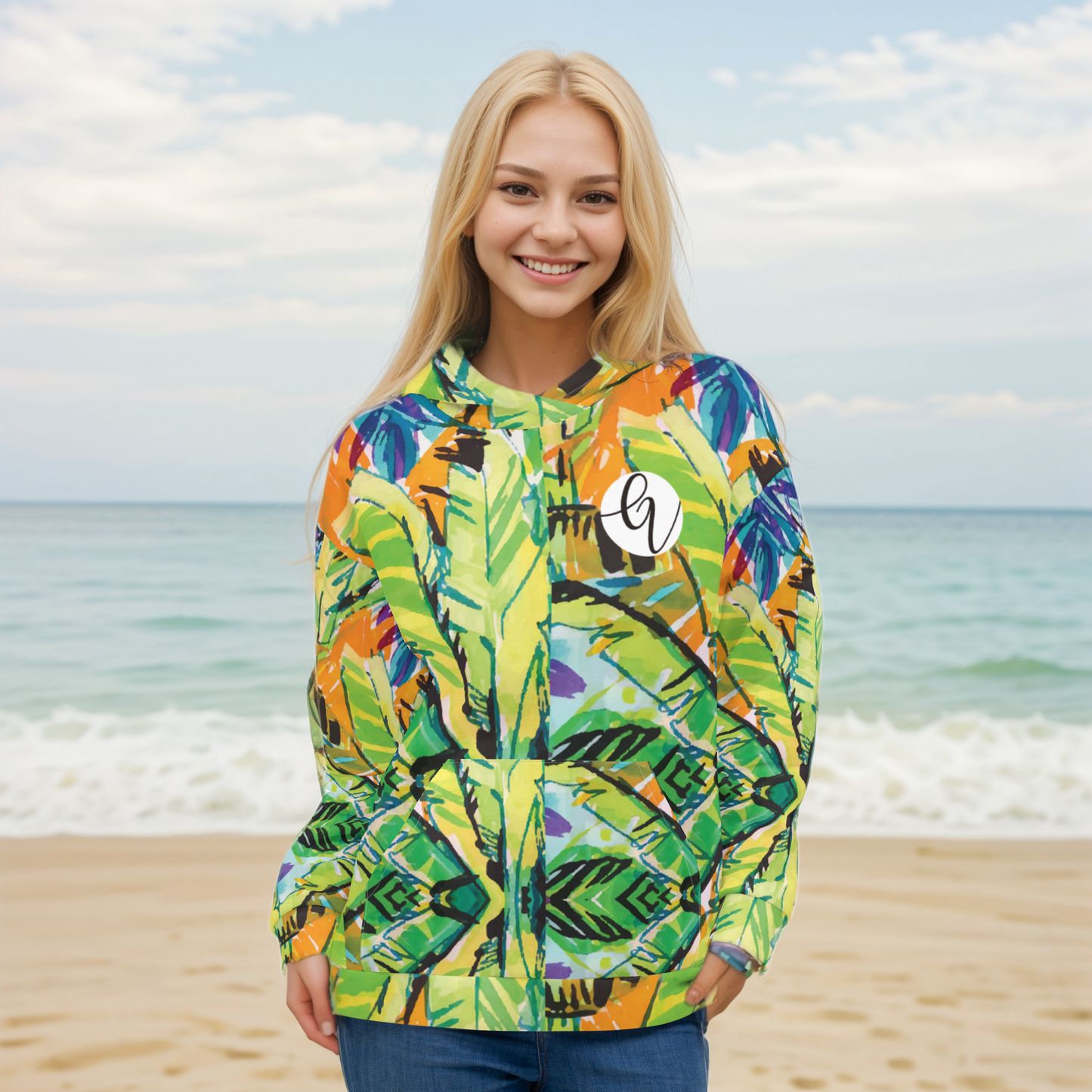 Leaves Floral Hoodie