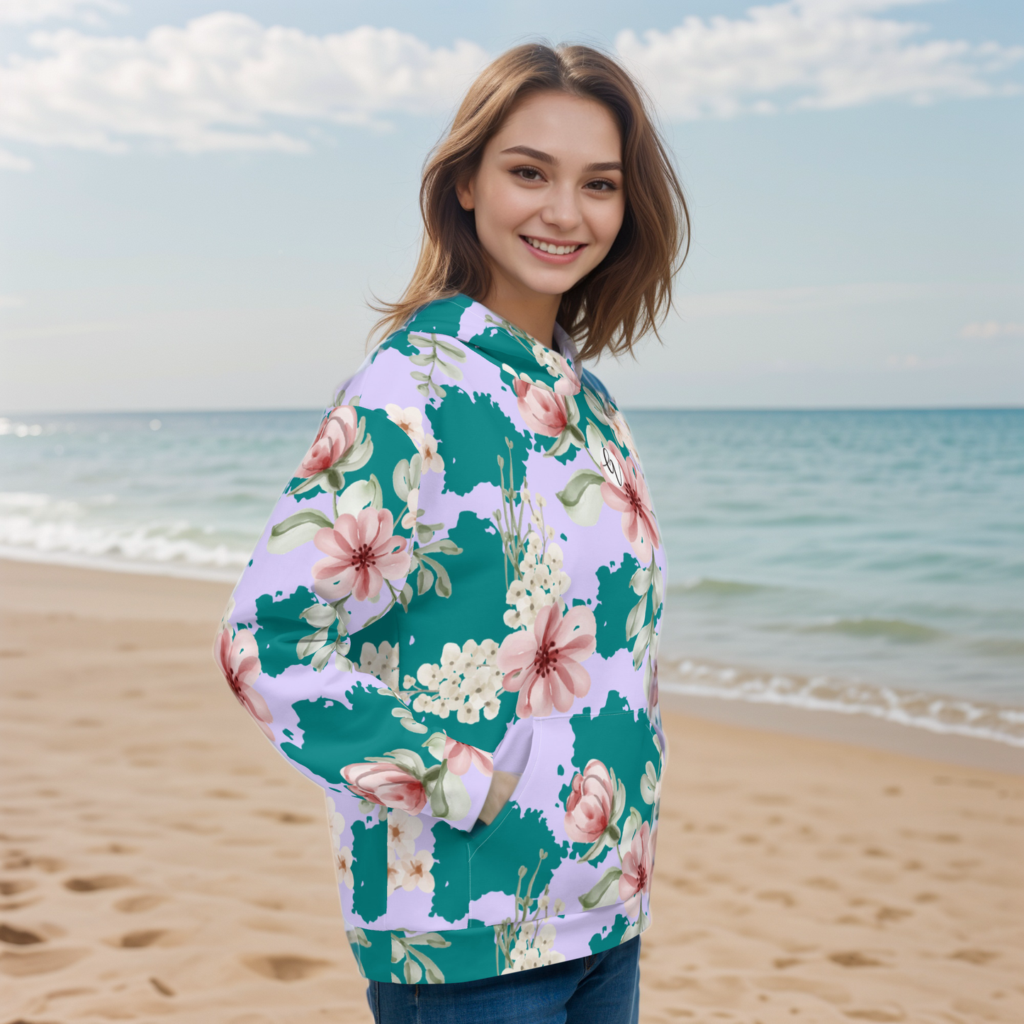 Flowers Forest Floral Hoodie