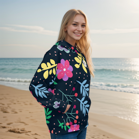 Colourful ditsy Hoodie