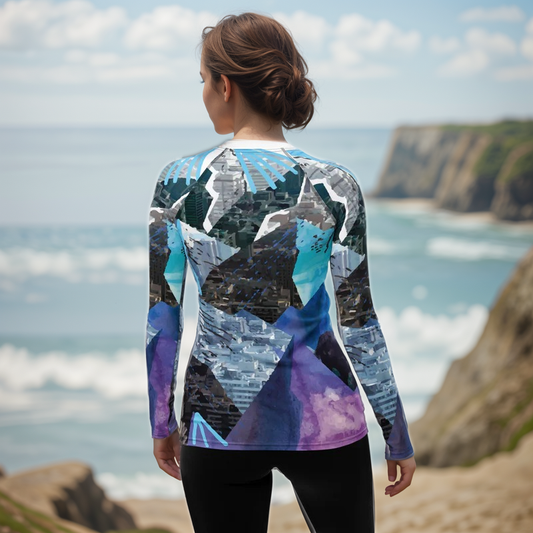 Mountain Floral Rash Guard