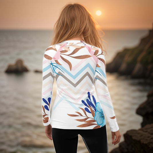 Multi Lines Rash Guard