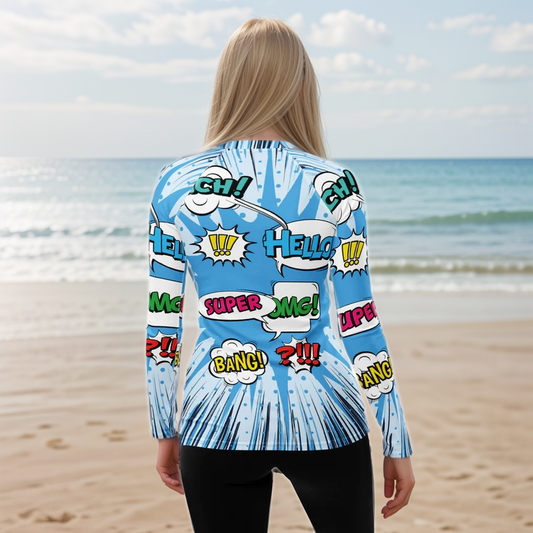 Cool Blue Rash Guard