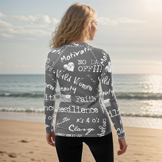 Resilience Gray Rash Guard