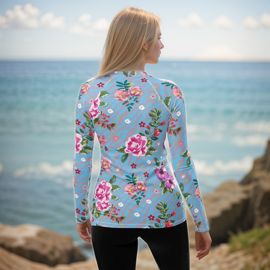 Rose and Hubble Rash Guard