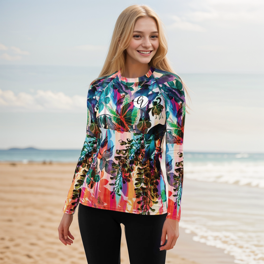 Multi Colored Rash Guard