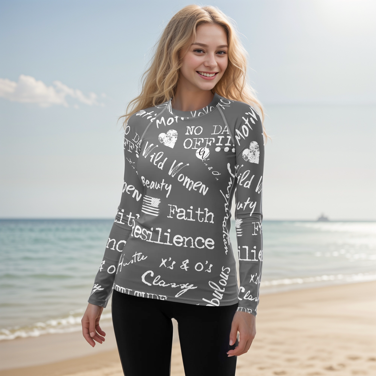 Resilience Gray Rash Guard