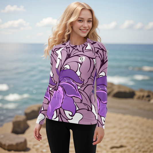 Lotus Flower Rash Guard