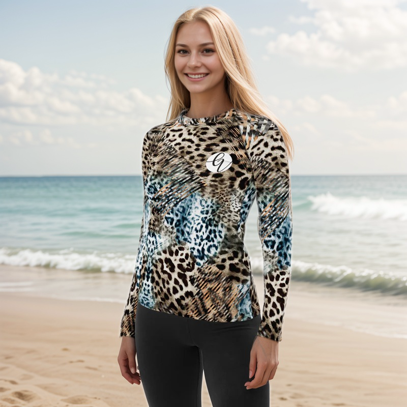 Tiger Skin Rash Guard
