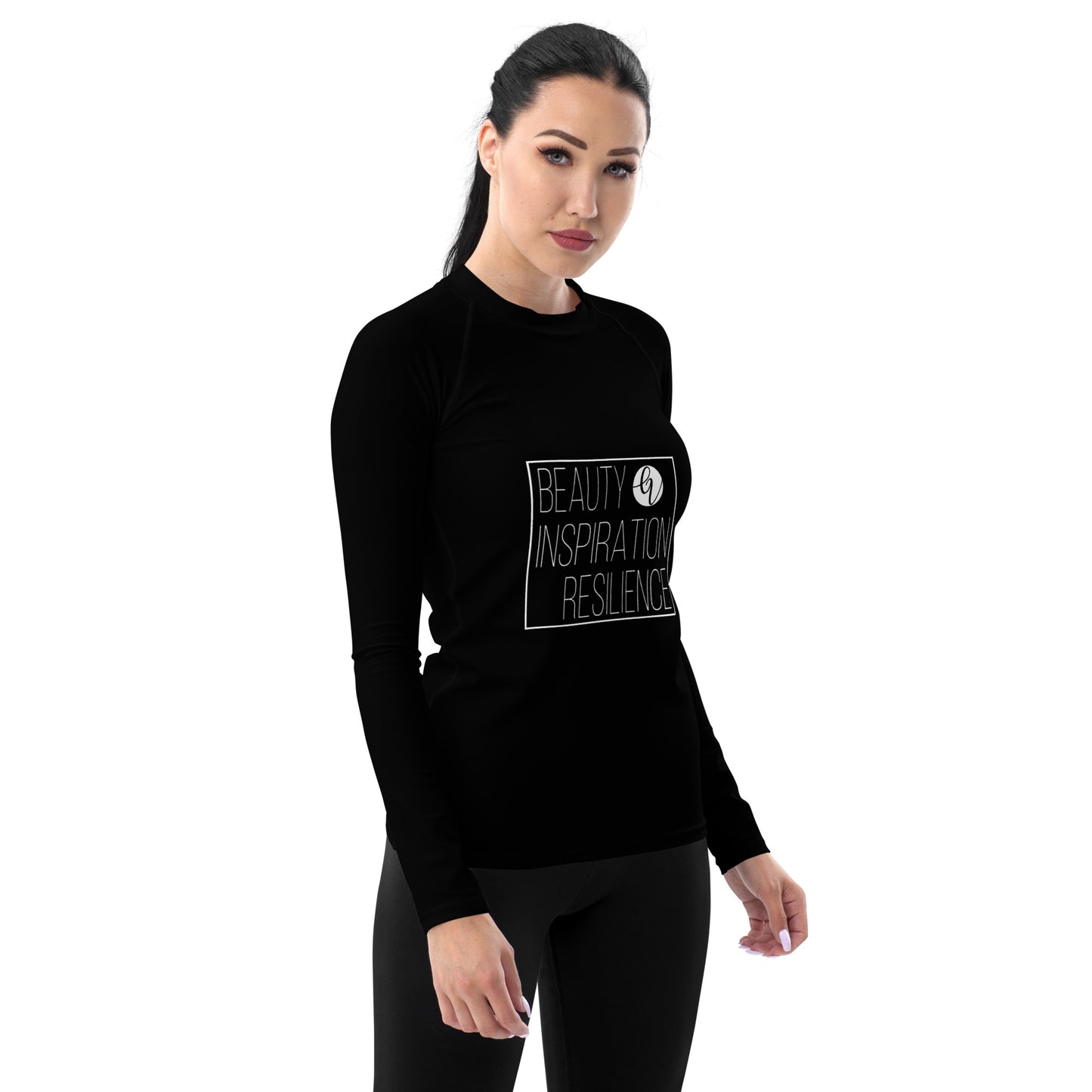 Beauty Inspiration Resilience Women's Rash Guard