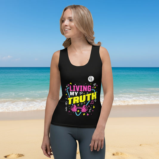 Living my Truth Cut & Sew Tank Top