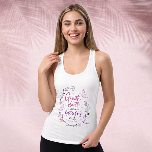 Growth Starts Cut & Sew Tank Top