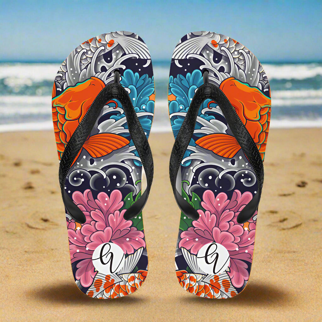 Koi fish Flip-Flops
