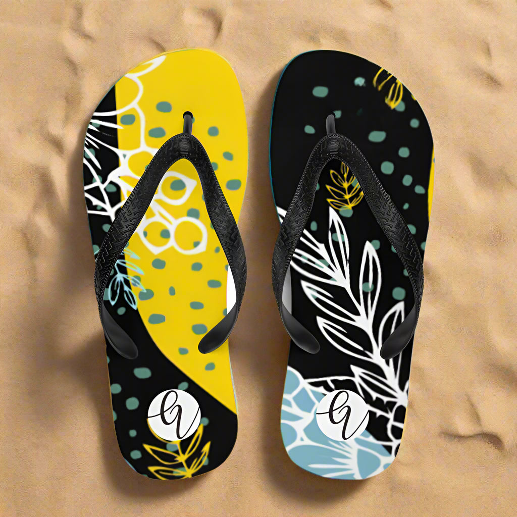 Yellow Yloral Flip-Flops