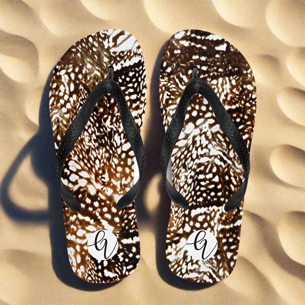 Bird Skin Flip-Flops