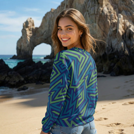 Cross Blue Line Sweatshirt