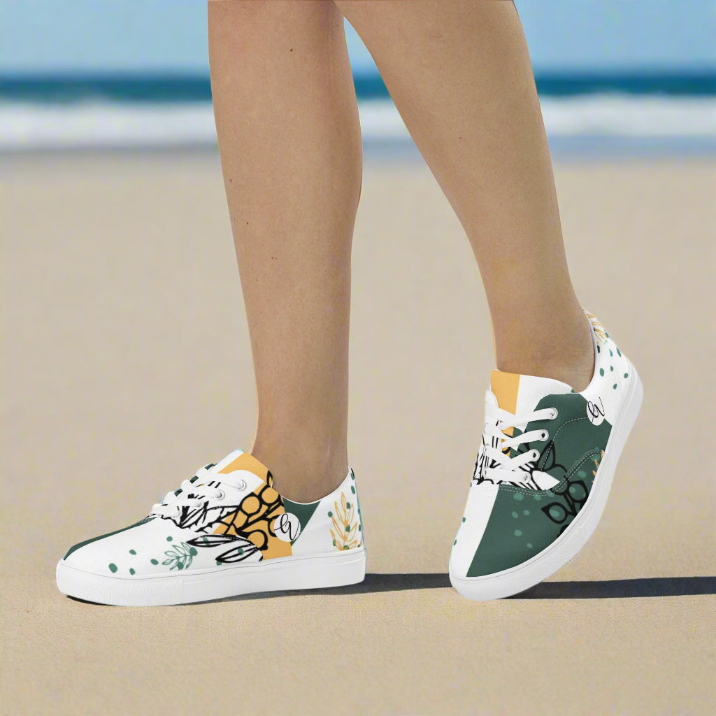 Unison Jungle Lace-up Canvas Shoes