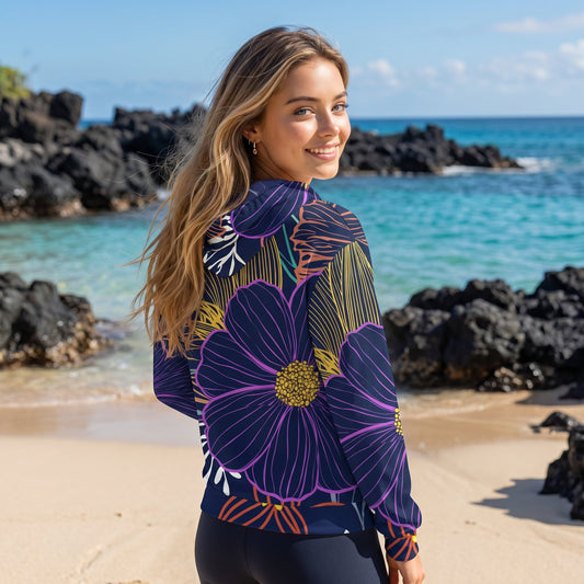 Midnight Bloom Hoodie