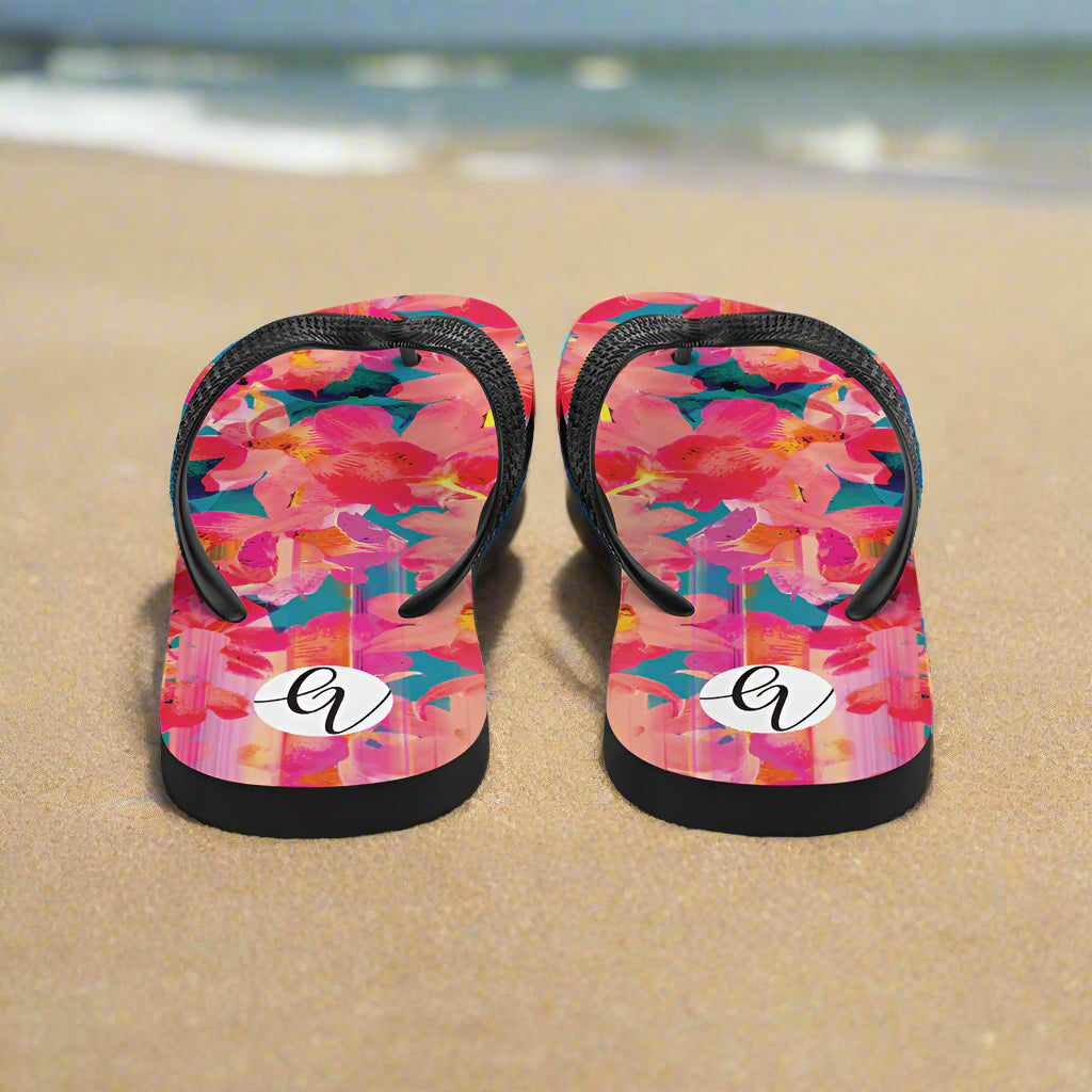 Barbie pattern Flip-Flops