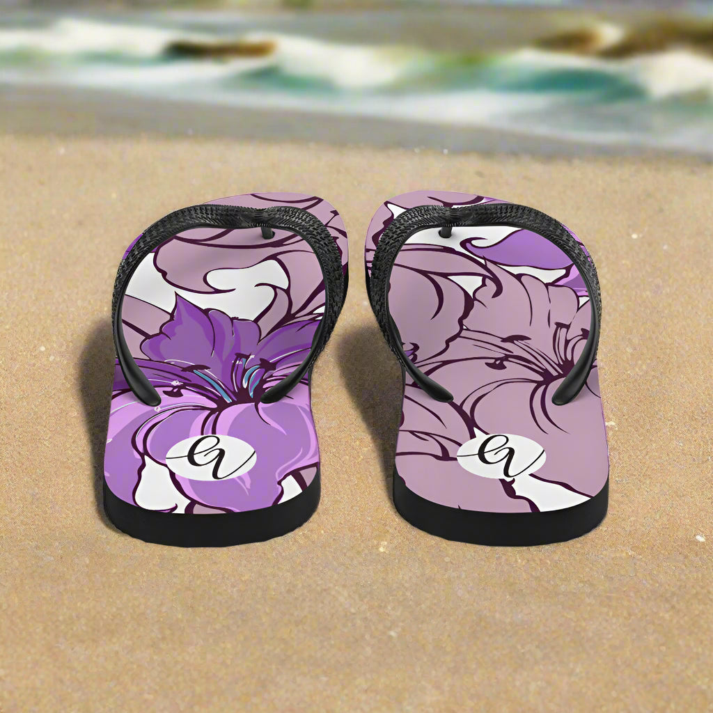 Lotus flower Flip-Flops