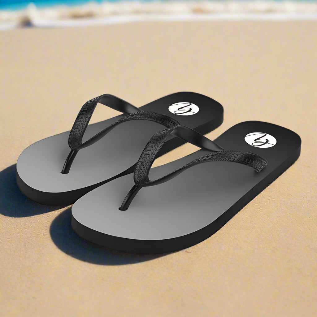Grey black colored Flip-Flops