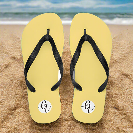 Yellow colored Flip-Flops