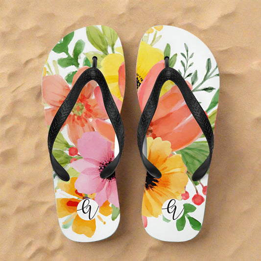 Spring floral Flip-Flops