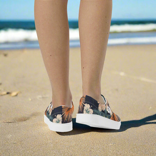 Faded Colored Lace-up Canvas Shoes