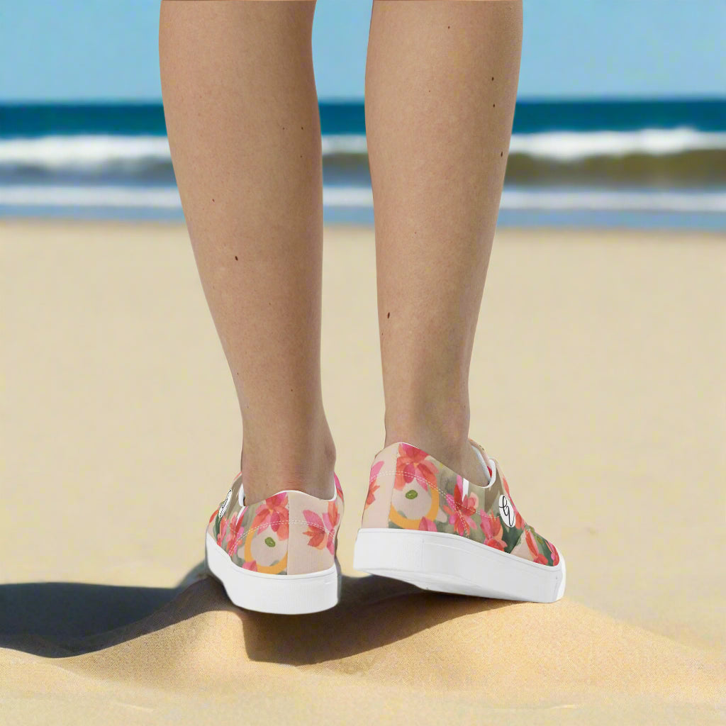 In The Wild lace-up Canvas Shoes