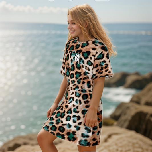 Jaguar Skin T-shirt Dress