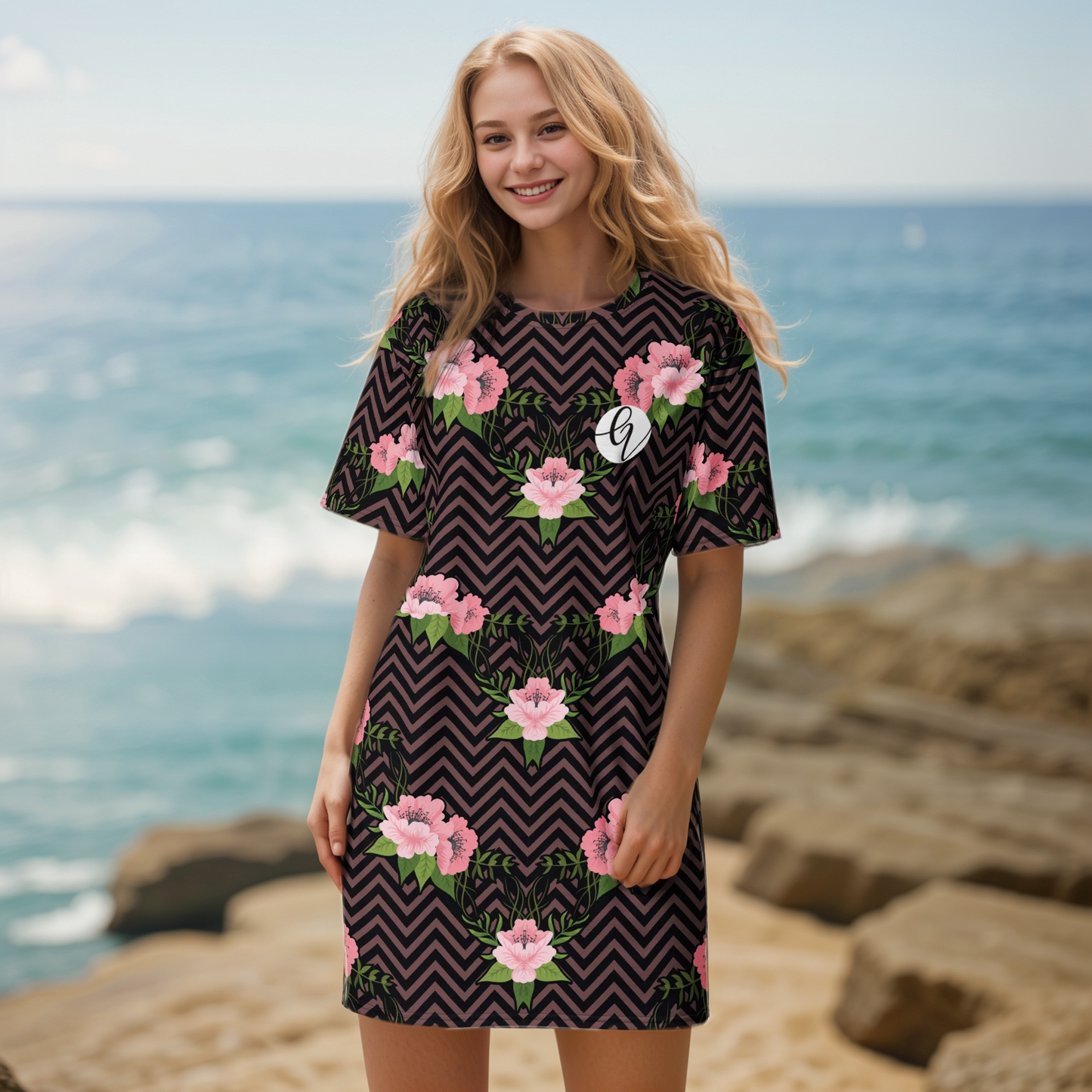 Pink Rose Apparel T-shirt Dress