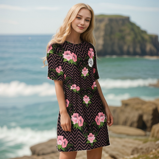 Pink Rose Apparel T-shirt Dress