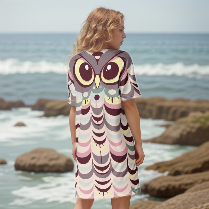 Owl T-shirt Dress