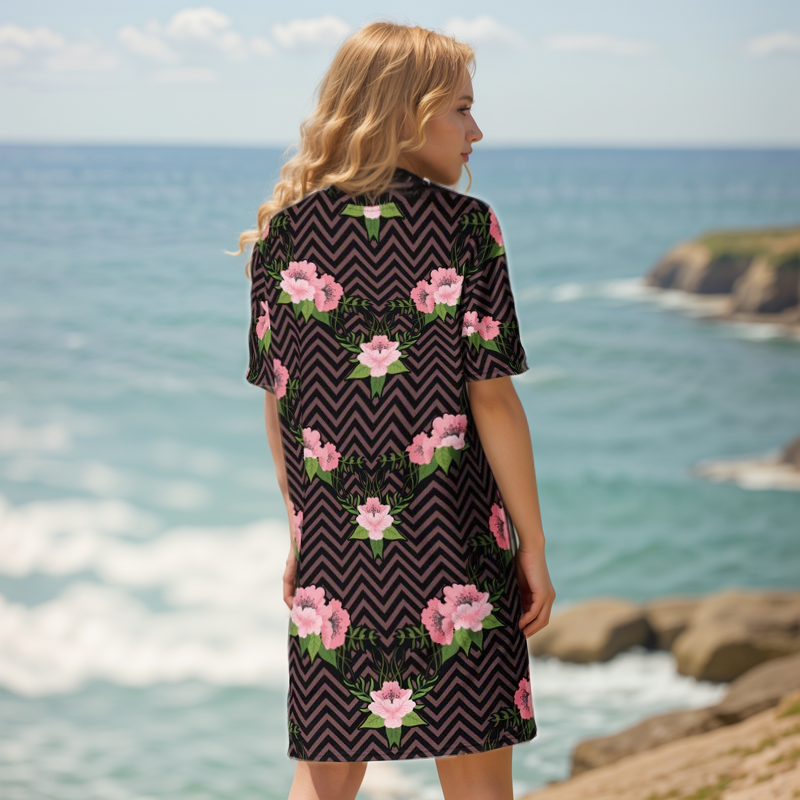 Pink Rose Apparel T-shirt Dress