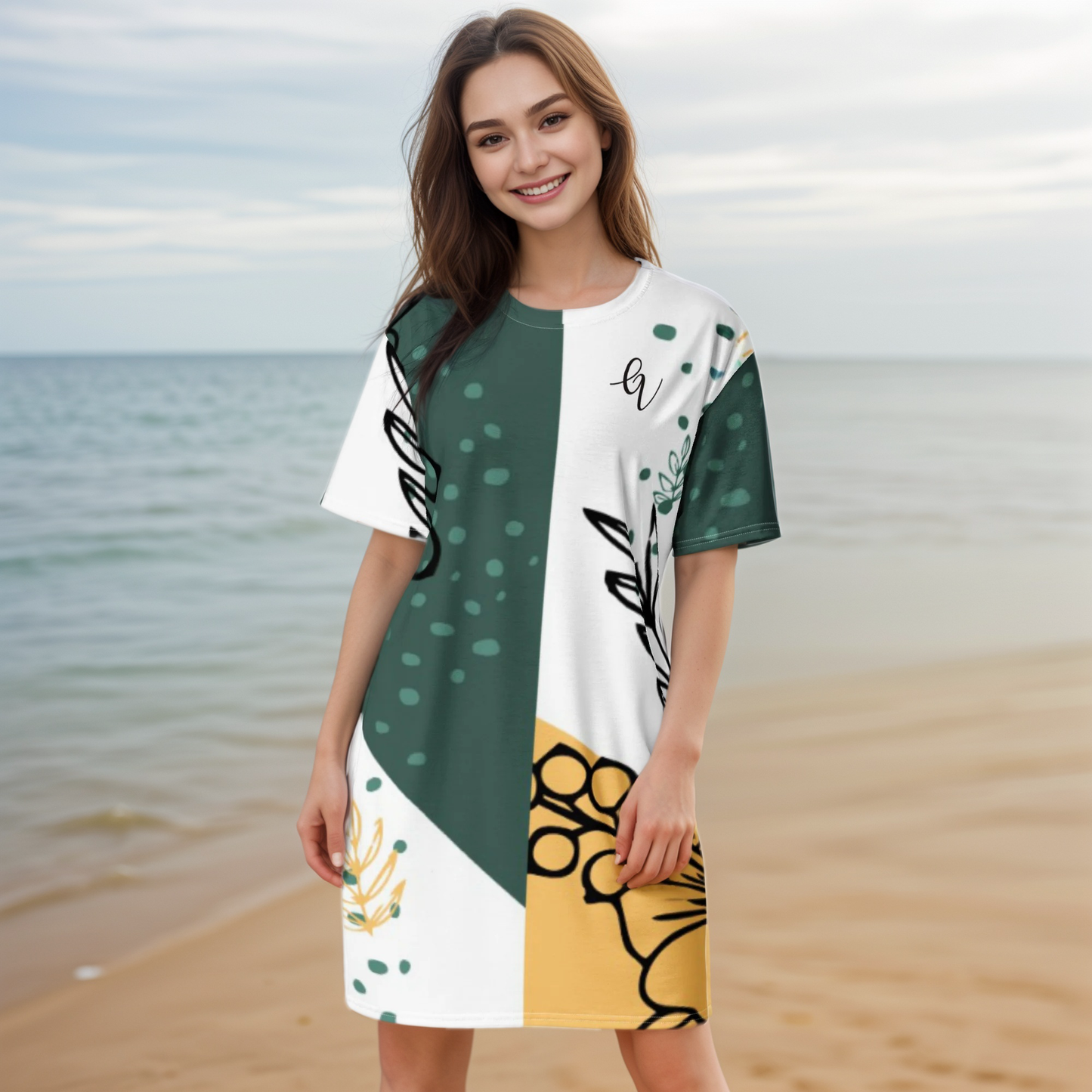 Unison Jungle T-shirt Dress