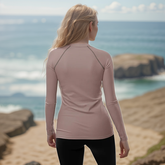 Brown Colored Rash Guard