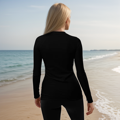 Black Colored Rash Guard