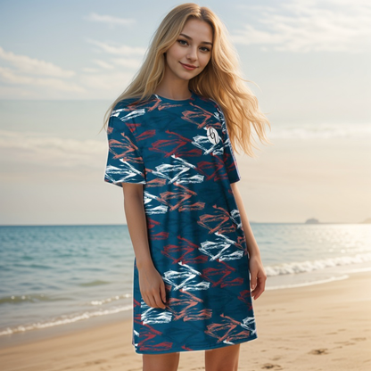 Victoria Line T-shirt Dress