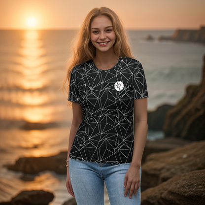 Black And White Abstract T-shirt