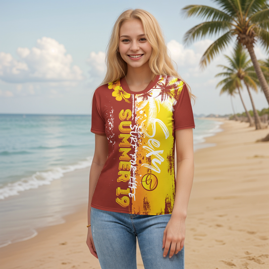 Brown Yellow Summers T-shirt