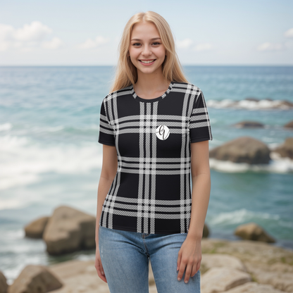 Black Plaid T-shirt