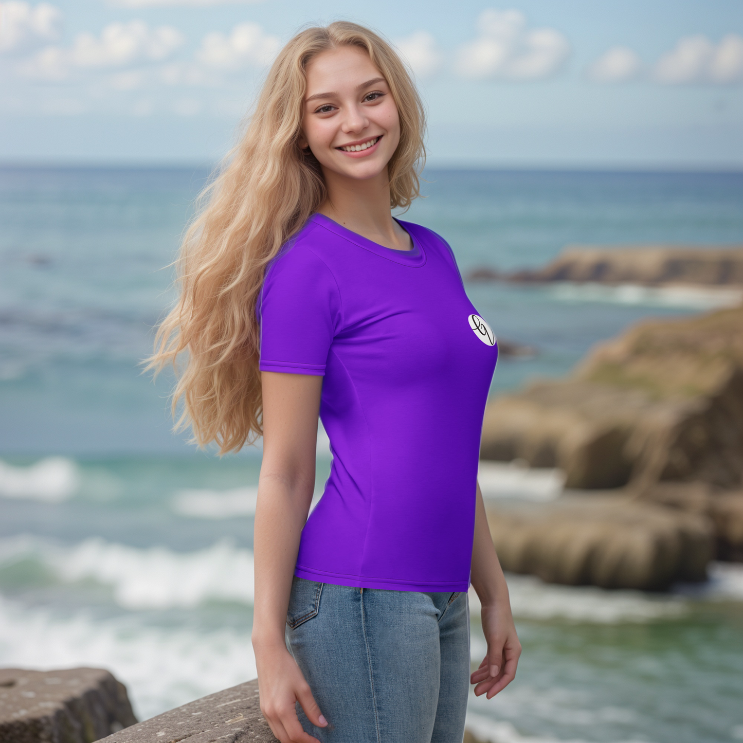 Dark Purple Colored T-shirt