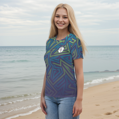 Cross Blue Line T-shirt