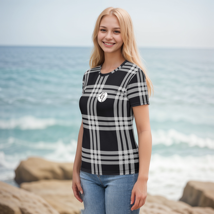 Black Plaid T-shirt