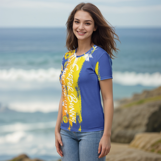 Blue Yellow Summer T-shirt